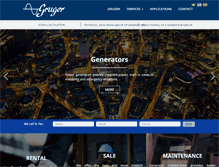 Tablet Screenshot of gruger.com.br